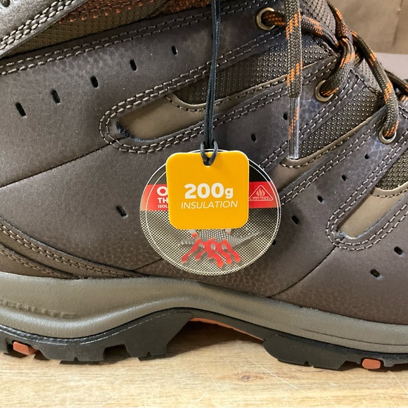 Men’s Columbia Gunnison II Omni Heat Boots 15 Cordovan Dark Adobe Winter Brown - Picture 10 of 13